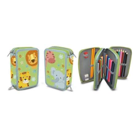 in to the estuche 3 cremalleras ( kids licensing - kl11375 )