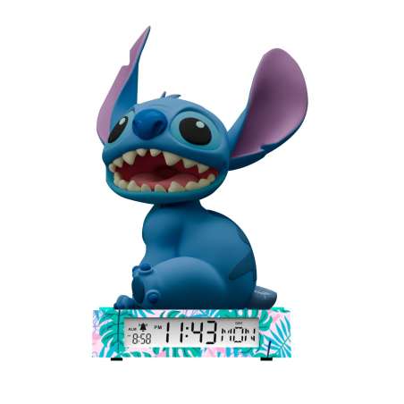 stitch lampara 3d con despertador ( kids licensing - las3055)