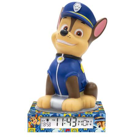 paw patrol lampara 3d con despertador ( kids licensing - pw19972)