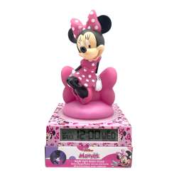 minnie lampara 3d con despertador (kids licensing - mn4500)