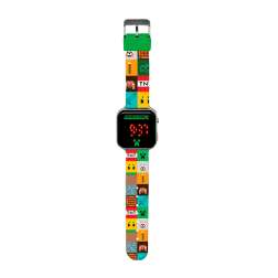 minecraft reloj led (kids licensing - min4272)