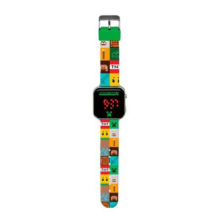 minecraft reloj led (kids licensing - min4272)