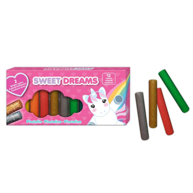 sweet dreams caja plastilina 12 piezas ( kids licensing - kl11250 ) sweet dreams caja plastilina 12 piezas ( kids licensing - kl11250 )