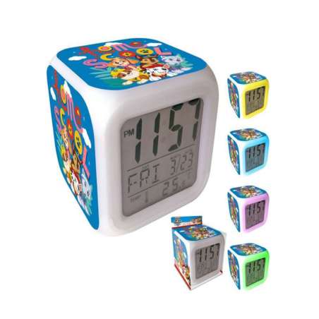 paw patrol reloj digital con alarma ( kids licensing - pw19831 )
