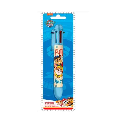 paw patrol boligrafo 6 colores ( kids licensing - pw19967 )