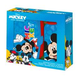 mickey cantimplora aluminio + sandwichera (kids licensing - mk30007)