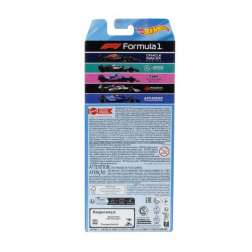 hot wheels pack de 5 coches f1 (mattel - jln11)