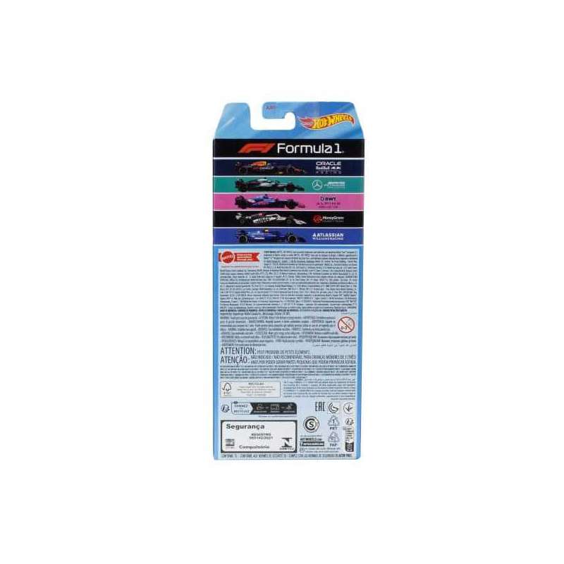 hot wheels pack de 5 coches f1 (mattel - jln11) hot wheels pack de 5 coches f1 (mattel - jln11)