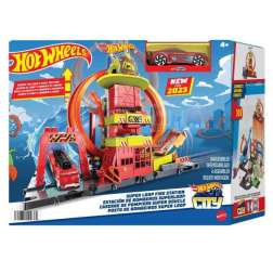 hot wheels city super fire station (mattel - hkx41)
