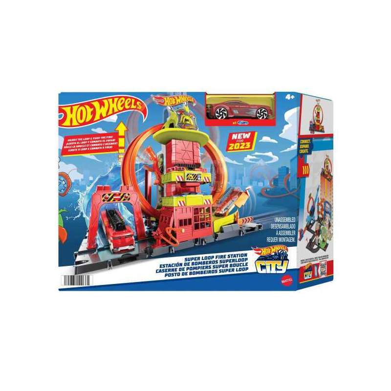 hot wheels city super fire station (mattel - hkx41) hot wheels city super fire station (mattel - hkx41)