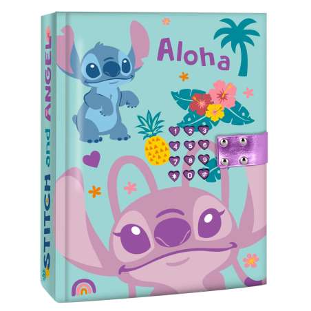 stitch diario con codigo secreto (kids licensing - st00083)