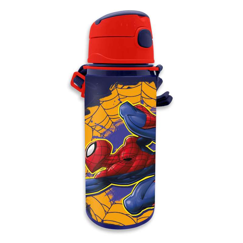 spiderman cantimplora con asa 600 ml (kids licensing - sp50073) spiderman cantimplora con asa 600 ml (kids licensing - sp50073)