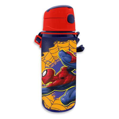 spiderman cantimplora con asa 600 ml (kids licensing - sp50073)