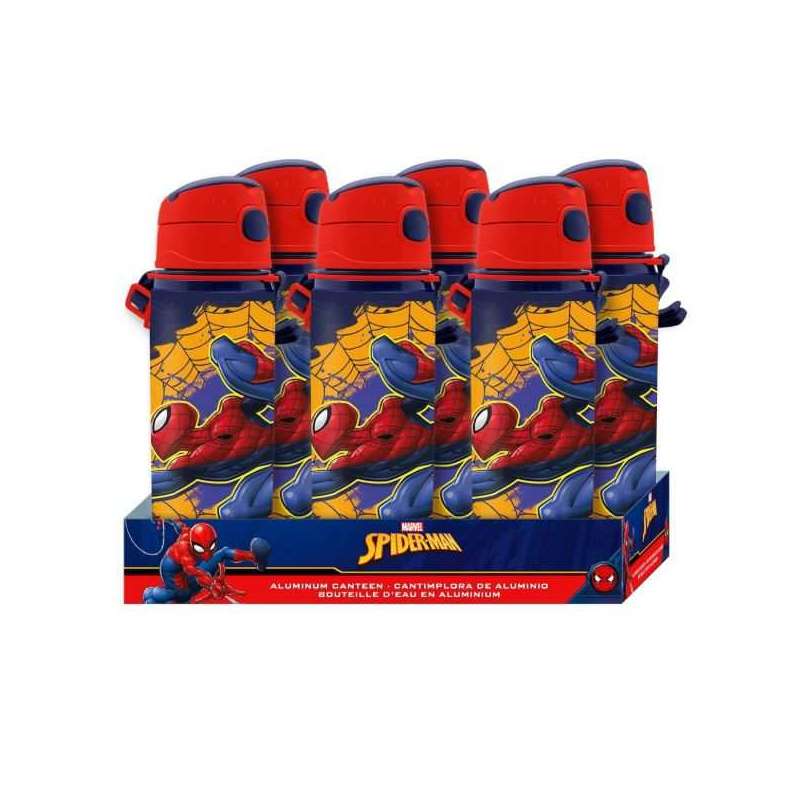 spiderman cantimplora con asa 600 ml (kids licensing - sp50073) spiderman cantimplora con asa 600 ml (kids licensing - sp50073)
