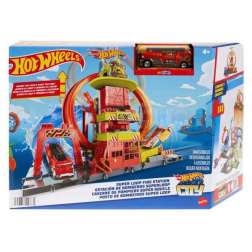 hot wheels city super fire station (mattel - hkx41)