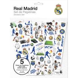 real madrid set de stickers (kids licensing - rm00011)