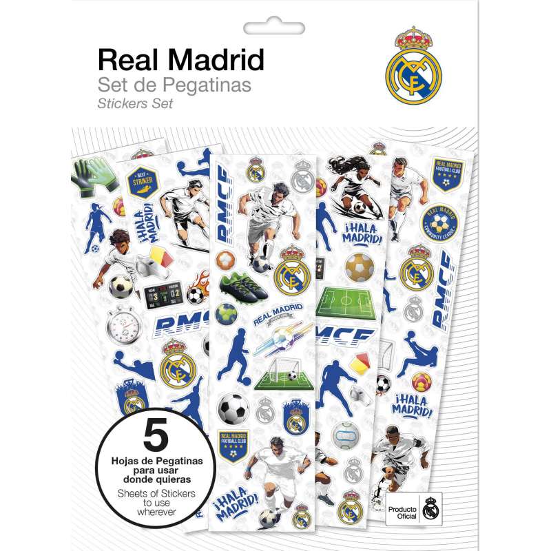 real madrid set de stickers (kids licensing - rm00011) real madrid set de stickers (kids licensing - rm00011)