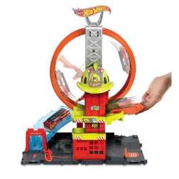 hot wheels city super fire station (mattel - hkx41)