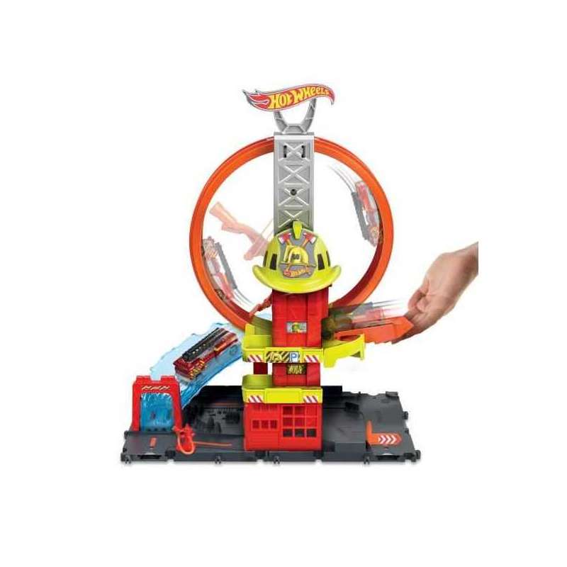 hot wheels city super fire station (mattel - hkx41) hot wheels city super fire station (mattel - hkx41)