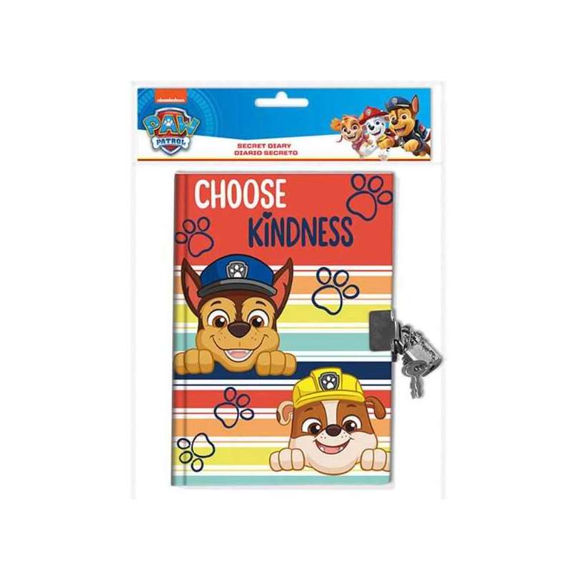 paw patrol diario con candado (kids licensing - pw19777) paw patrol diario con candado (kids licensing - pw19777)