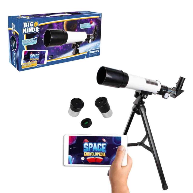 big minds telescopio astronomico (world brands - bm803440)