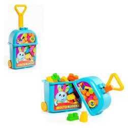 molto carrito + 20 bloques azul (molto - 24462 )
