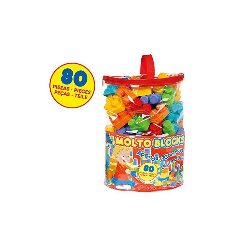 molto bolsa bloque 80 piezas (molto - 12461) molto bolsa bloque 80 piezas (molto - 12461)