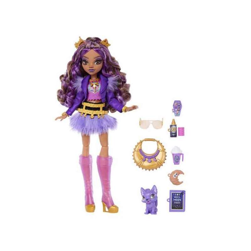monster high muÑeca clawdeen wolf con accesorios (mattel - jhk30) monster high muÑeca clawdeen wolf con accesorios (mattel - jhk30)