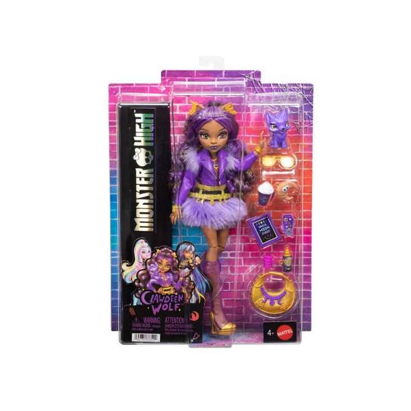 monster high muÑeca clawdeen wolf con accesorios (mattel - jhk30) monster high muÑeca clawdeen wolf con accesorios (mattel - jhk30)