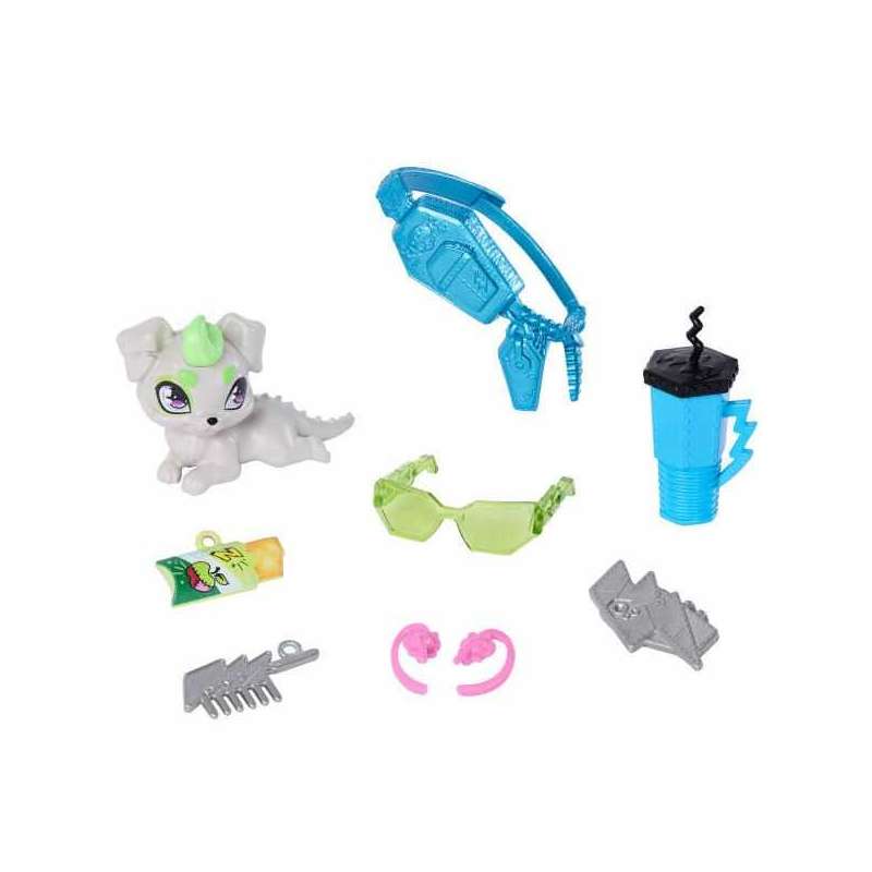 monster high muÑeca frankie stein con accesorios (mattel - jhk31)