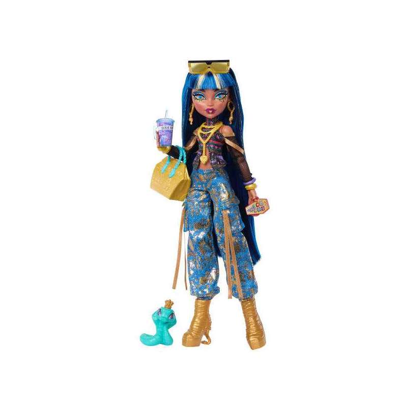 monster high muÑeca cleo de nile con accesorios (mattel - jhk32) monster high muÑeca cleo de nile con accesorios (mattel - jhk32)