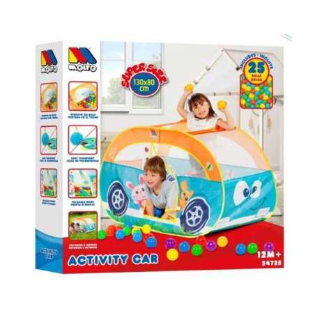molto parque de bolas coche con 25 bolas ( molto - 24725 )