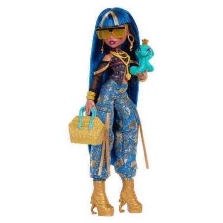 monster high muÑeca cleo de nile con accesorios (mattel - jhk32)