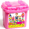 molto contenedor bloques 35 piezas rosa (molto - 16466)