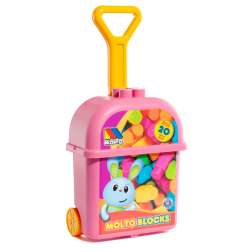 molto carrito + 20 bloques rosa (molto - 24463)
