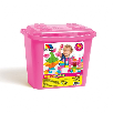molto contenedor bloques rosa 90 piezas (molto - 16468)