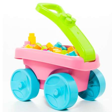 molto vagon bloques rosa+ 20 piezas (molto - 23461)