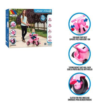 molto triciclo urban trike ii city girl ( molto - 16218 )