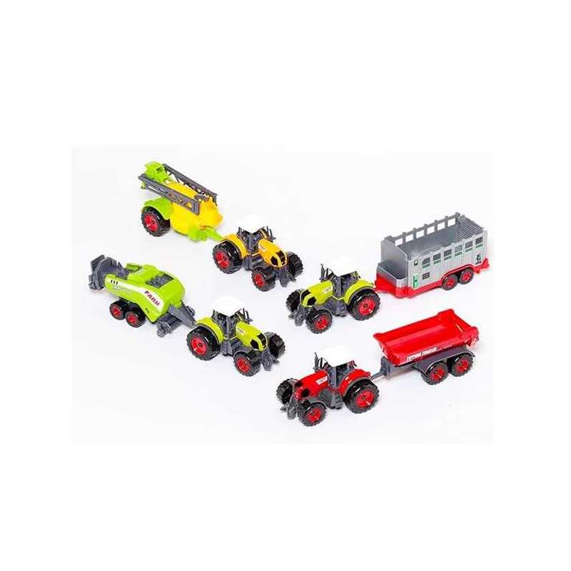molto set granja tractor + remolque (molto - 24810)