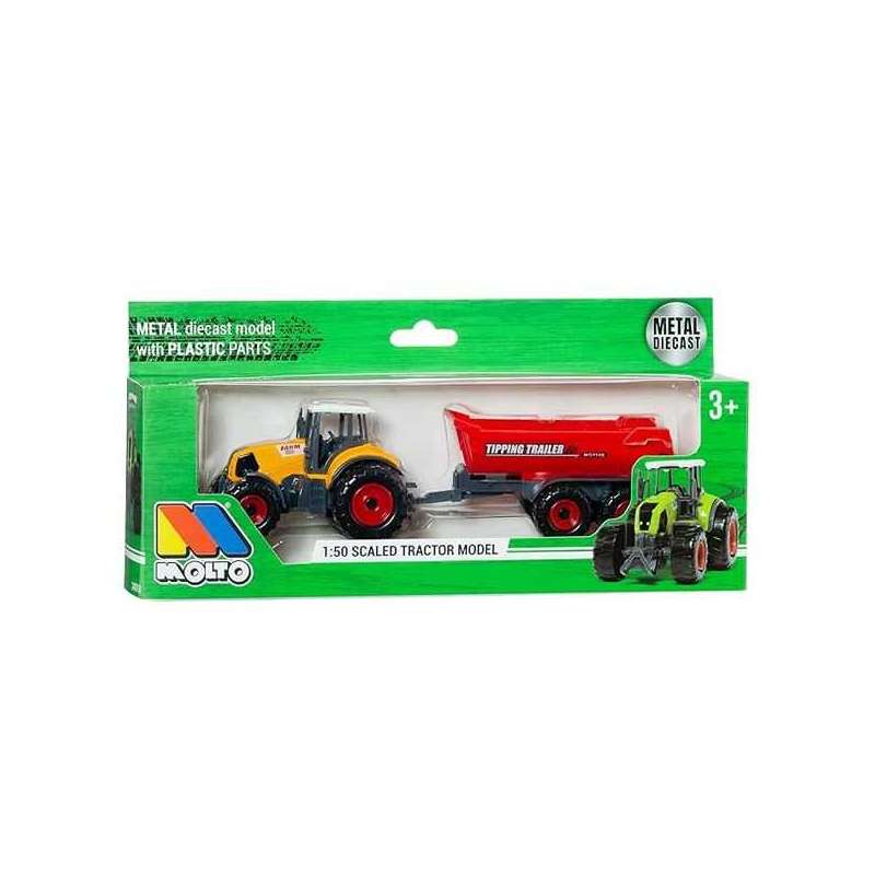 molto set granja tractor + remolque (molto - 24810)