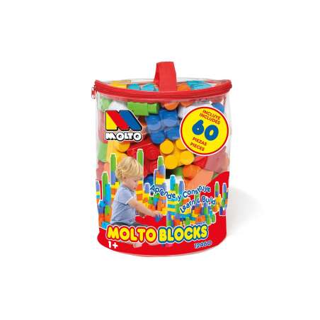 molto bolsa bloques 60 piezas (molto - 12465)