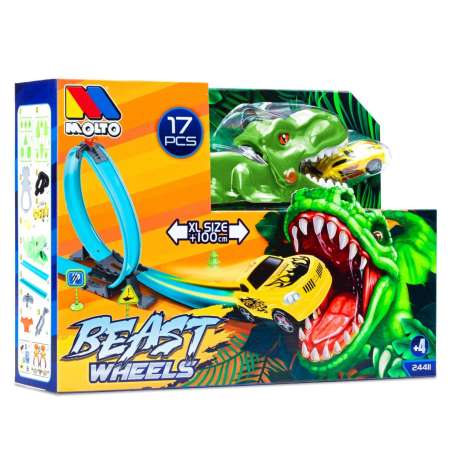 molto pistas beast wheels dino (molto - 24411)