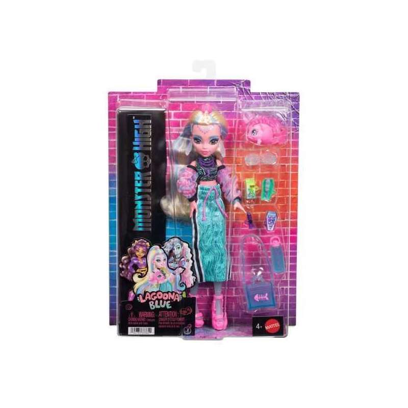 monster high muÑeca lagoona blue con accesorios (mattel - jhk33) monster high muÑeca lagoona blue con accesorios (mattel - jhk33)