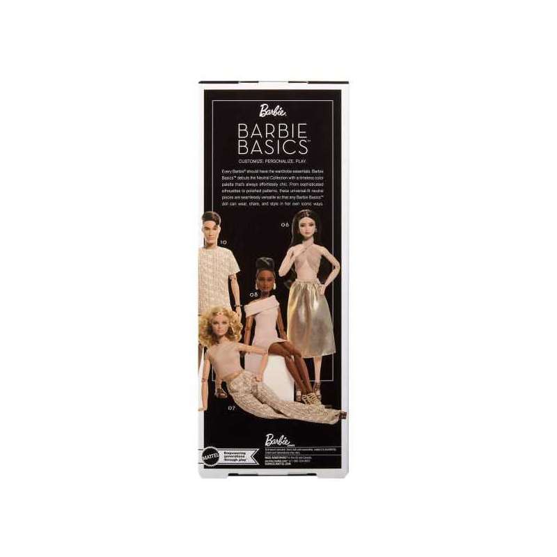barbie signature barbie basics modelo 6 (mattel - jjx25) barbie signature barbie basics modelo 6 (mattel - jjx25)