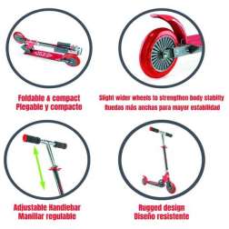molto patinete plegable rojo (molto - 24242)