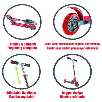 molto patinete plegable rojo (molto - 24242) molto patinete plegable rojo (molto - 24242)