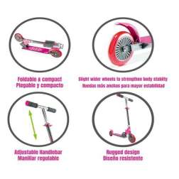 molto patinete plegable rosa (molto - 24243)