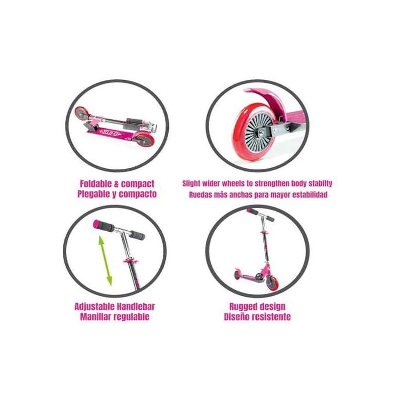 molto patinete plegable rosa (molto - 24243) molto patinete plegable rosa (molto - 24243)
