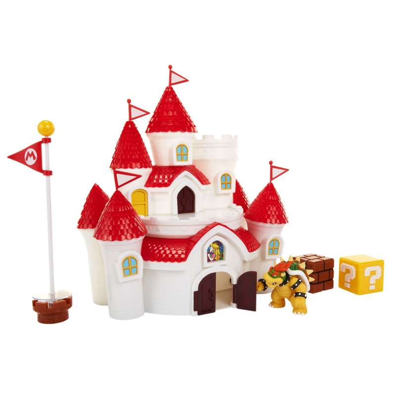 super mario playset castillo champiÑon (jakks pacific - 58541-4l) super mario playset castillo champiÑon (jakks pacific - 58541-4l)