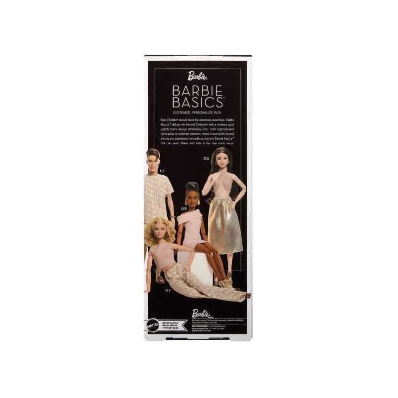 barbie signature barbie basics modelo 8 (mattel - jjx27) barbie signature barbie basics modelo 8 (mattel - jjx27)